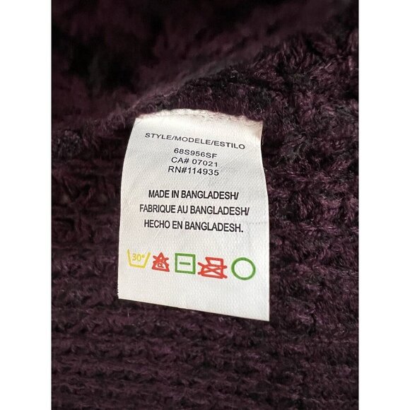 RD Style Montoya Open Knit Cardigan Sweater~Size XS~Deep Purple Stitch Fix L7 07 - Picture 10 of 11
